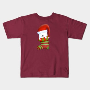 Cat Christmas  , Christmas funny gnomes Cute Merry Christmas Gift Sticker celebration  concept Kids T-Shirt